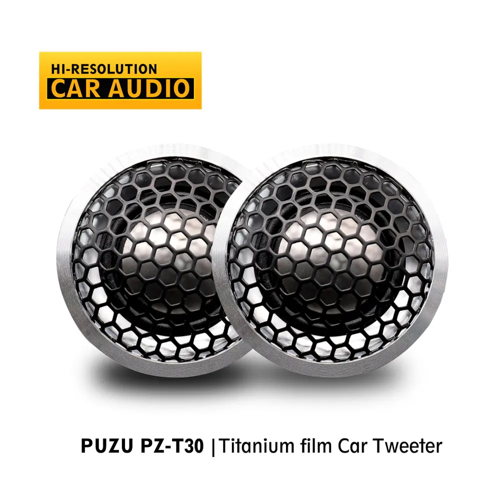 2021 PUZU Titanium film car tweeter speakers 25mm voice coil MAX.POWER 120W output power High resolution sound quality car audio
2021 PUZU Titanium film car tweeter speakers 25mm voice coil MAX.POWER 120W output power High resolution sound quality car audio