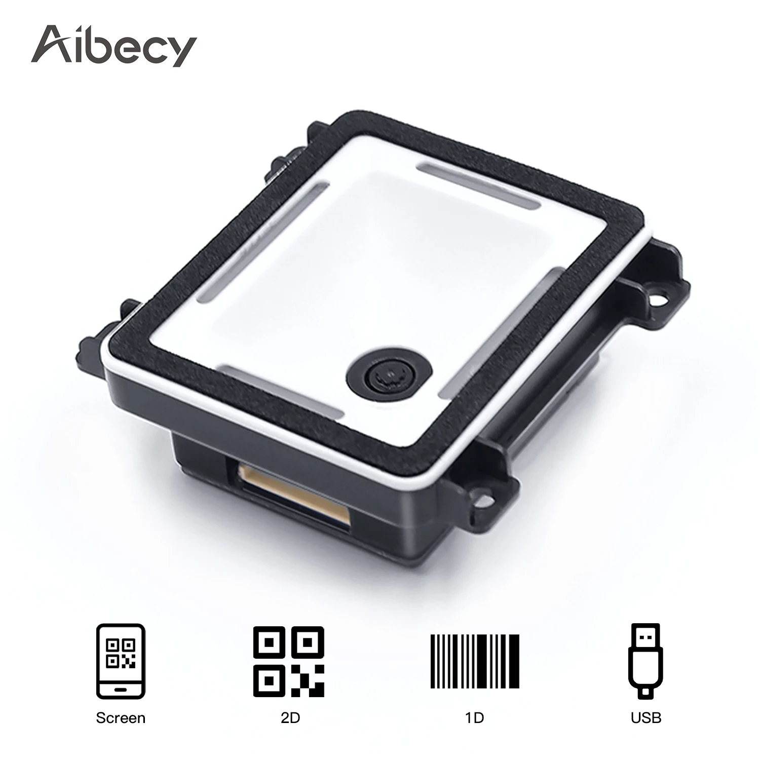 Aibecy 1D/2D/QR Встроенный сканер штрих кода самовсасывающий модуль USB соединение
