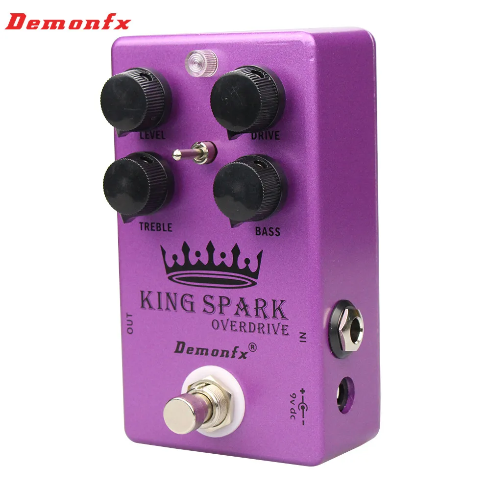 

NEW High Quality King Spark Overdrive 4-Knob With One Model Guitar Effect Pedal Overdrive With True Bypass Demonfx