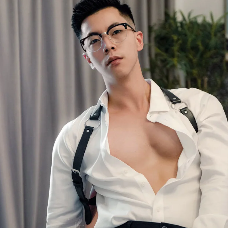 1pc Sexy Women Mature Men Gentleman Adjustable Leather Body Chest Harness Belt black Punk Fancy Costume Clothing Accessories
1pc Sexy Women Mature Men Gentleman Adjustable Leather Body Chest Harness Belt black Punk Fancy Costume Clothing Accessories