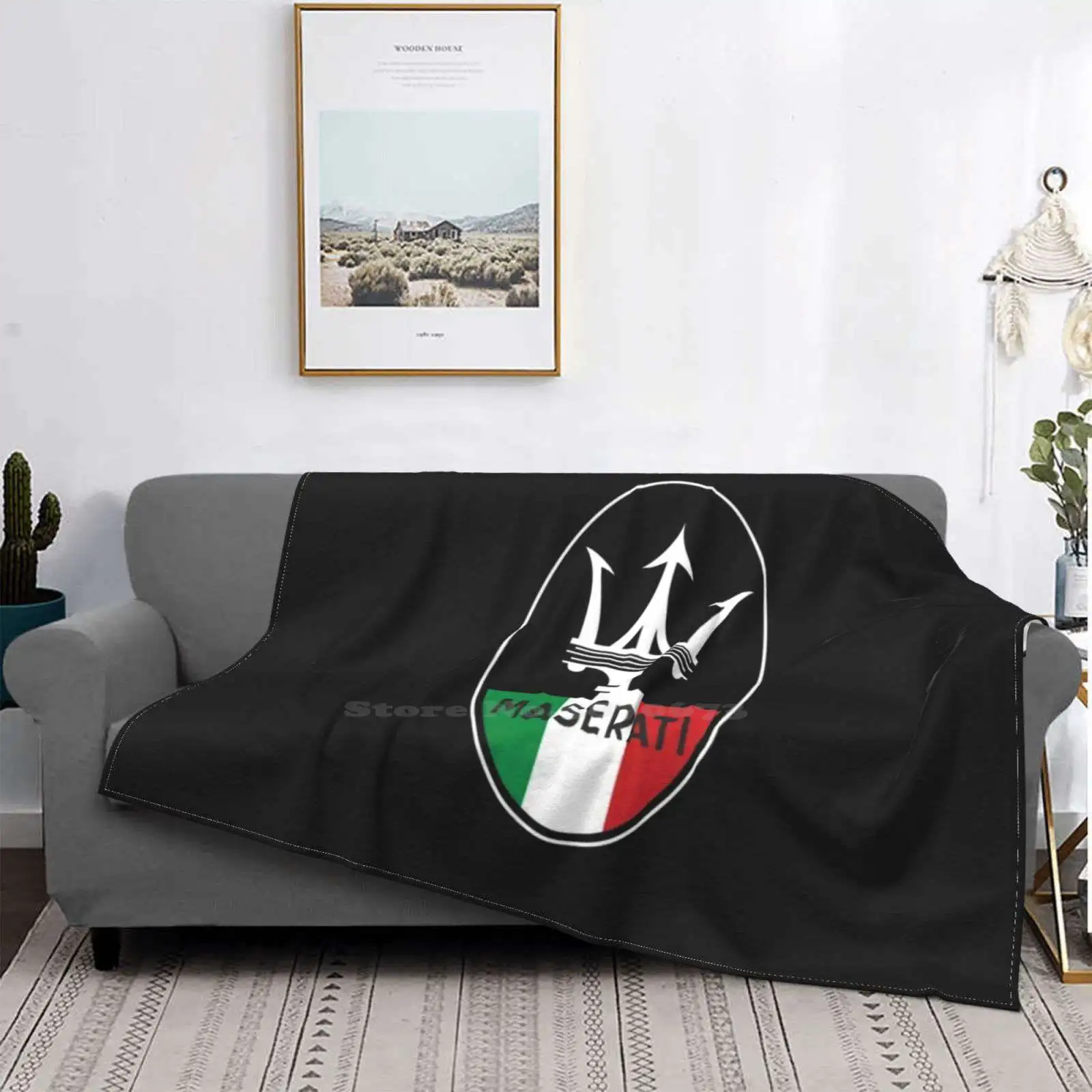 

Одеяло с логотипом Trident, удобное теплое мягкое покрывало с итальянским флагом на все четыре сезона, с логотипом автомобиля, для гоночных автомобилей, Alfa Romeo, Италия