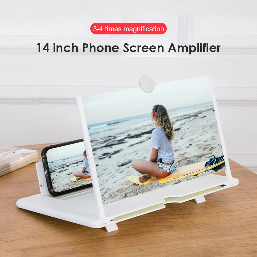14 inch 3D Mobile Cell Phone Screen Amplifier Movie Display Enlarged Expander Foldable Holder Stand Video Amplifier
14 inch 3D Mobile Cell Phone Screen Amplifier Movie Display Enlarged Expander Foldable Holder Stand Video Amplifier