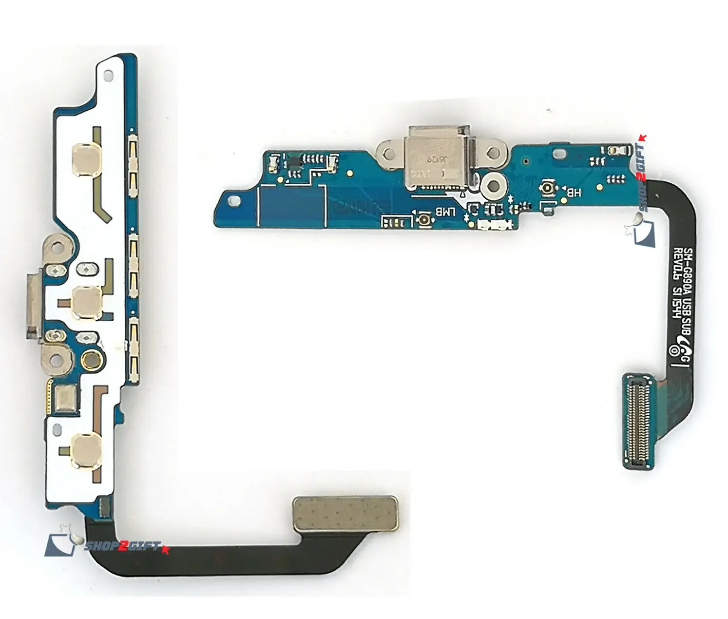 Гибкий кабель с USB разъемом для зарядки Samsung Galaxy S6 active G890|Шлейфы мобильных