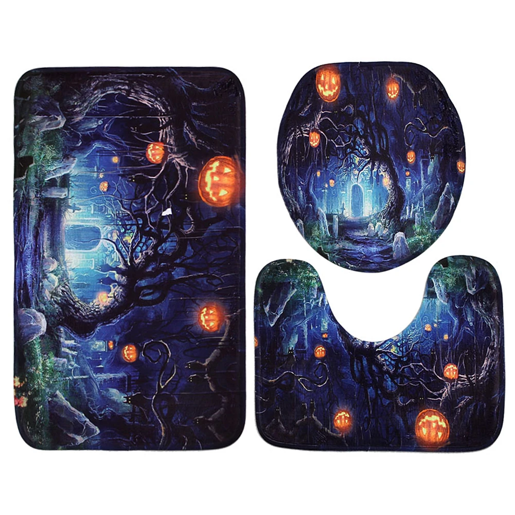 3 шт. нескользящие накладки на крышку унитаза, страшный U-образный коврик для ног в ванную комнату на Хэллоуин, декоративный напольный ковер ...
3 шт. нескользящие накладки на крышку унитаза, страшный U-образный коврик для ног в ванную комнату на Хэллоуин, декоративный напольный ковер ...