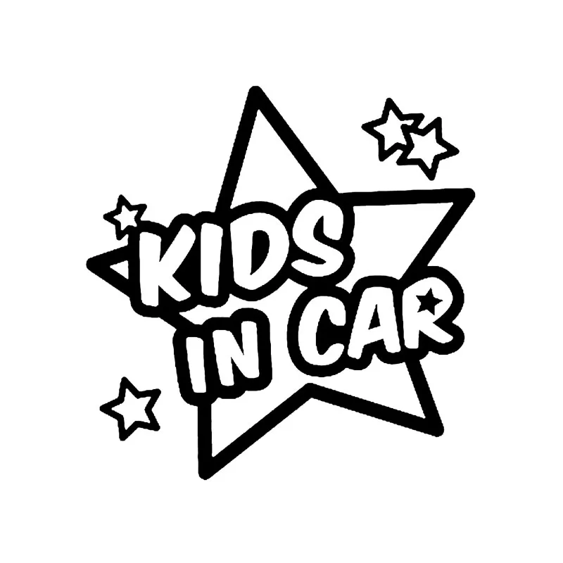 Suitable for All Kinds of Cars KIDS IN CAR Decal Vinyl Car Lovely Stars Sticker Black/SilveSunscreen Waterproof ,13cm*13cm
Suitable for All Kinds of Cars KIDS IN CAR Decal Vinyl Car Lovely Stars Sticker Black/SilveSunscreen Waterproof ,13cm*13cm