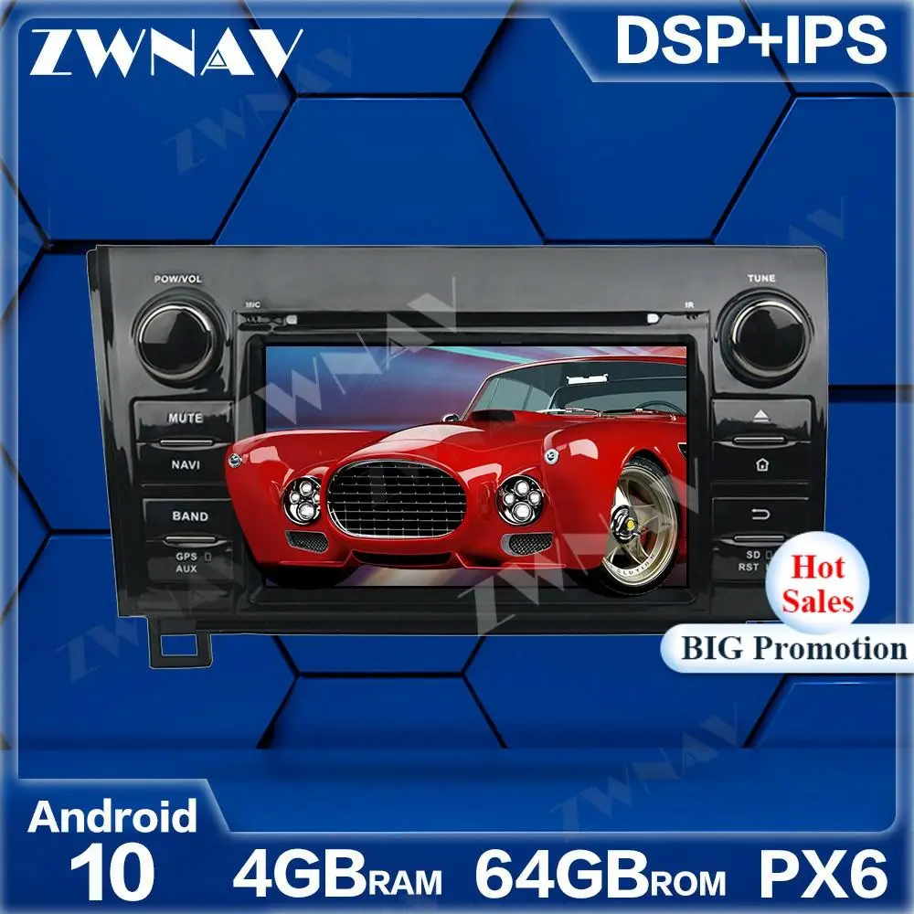 PX6 4+64G Android 10 Car Multimedia Player For Toyota Sequoia Tundra 2010-2012 Navi Radio navi stereo IPS Touch screen head unit
PX6 4+64G Android 10 Car Multimedia Player For Toyota Sequoia Tundra 2010-2012 Navi Radio navi stereo IPS Touch screen head unit