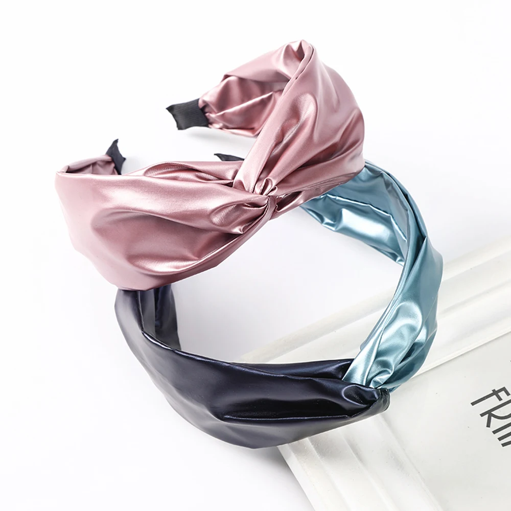Haimeikang leather Hair Hoop Hairbands Shiny Color Fashion Headbands Hair Band For Girls Women Headwear Wide Hair Accessories
Haimeikang leather Hair Hoop Hairbands Shiny Color Fashion Headbands Hair Band For Girls Women Headwear Wide Hair Accessories