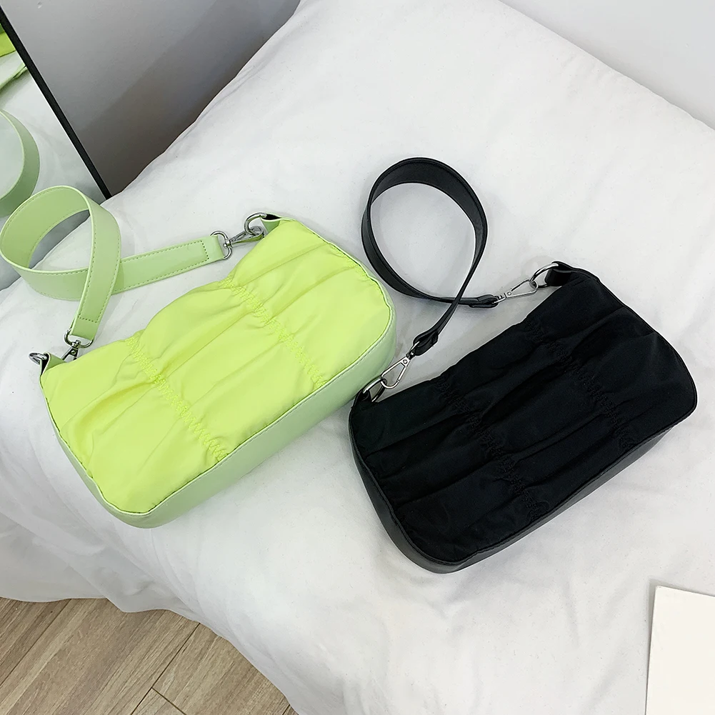 Женская простая сумка-тоут из ткани Оксфорд, Портативные модные плиссированные сумки через плечо, дорожные уличные женские клатчи для деву...
Женская простая сумка-тоут из ткани Оксфорд, Портативные модные плиссированные сумки через плечо, дорожные уличные женские клатчи для деву...