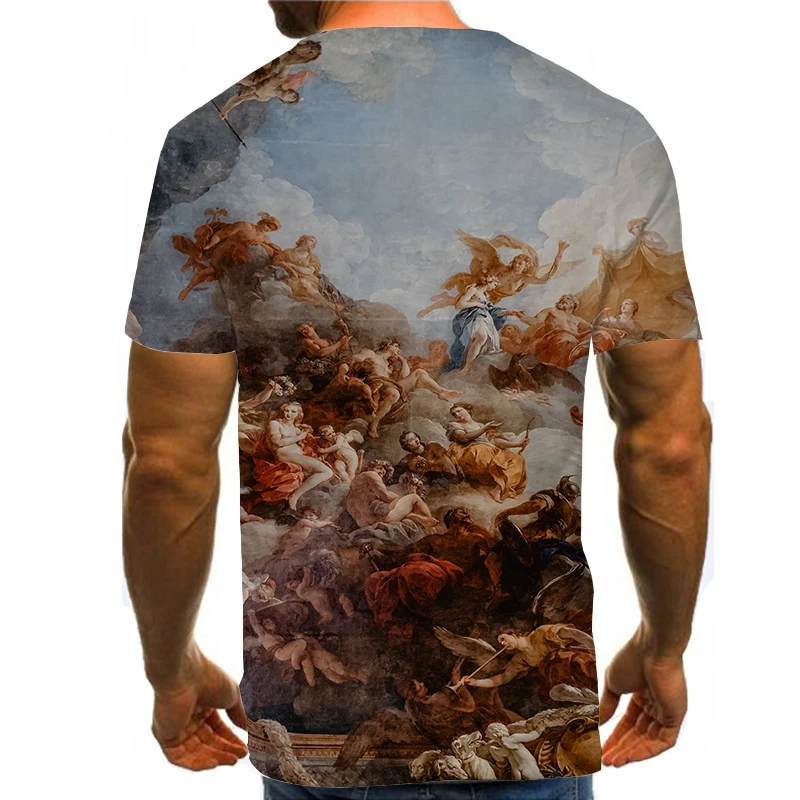 Men Graphic T Shirts Round Neck 3D Print Short Sleeve Daily Tops Art Painting Tees
Men Graphic T Shirts Round Neck 3D Print Short Sleeve Daily Tops Art Painting Tees