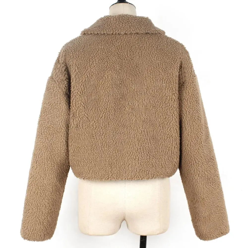 Faux fur Warm Coat Women Spring Winter Furry Outwear Female Sexy Teddy Coat Fake Fur Short Jacket Zipper Parka Outerwear A40
Faux fur Warm Coat Women Spring Winter Furry Outwear Female Sexy Teddy Coat Fake Fur Short Jacket Zipper Parka Outerwear A40
