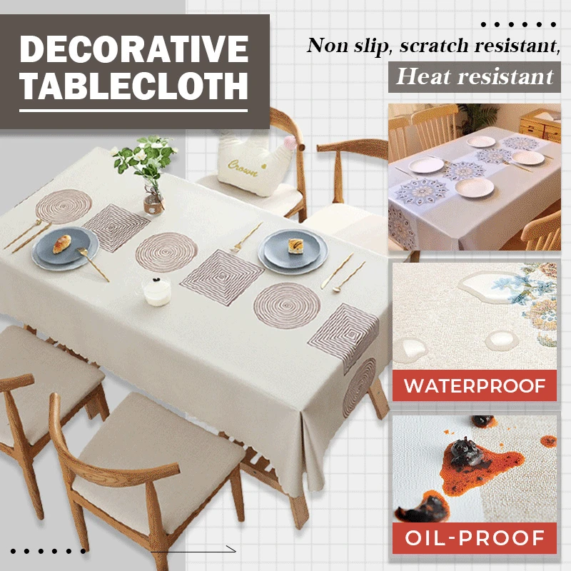 Waterproof And Oil Proof PVC Table Cloth, Rectangular Tablecloth Tapete Kitchen Decorative Dining Table Cover Picnic cloth
Waterproof And Oil Proof PVC Table Cloth, Rectangular Tablecloth Tapete Kitchen Decorative Dining Table Cover Picnic cloth