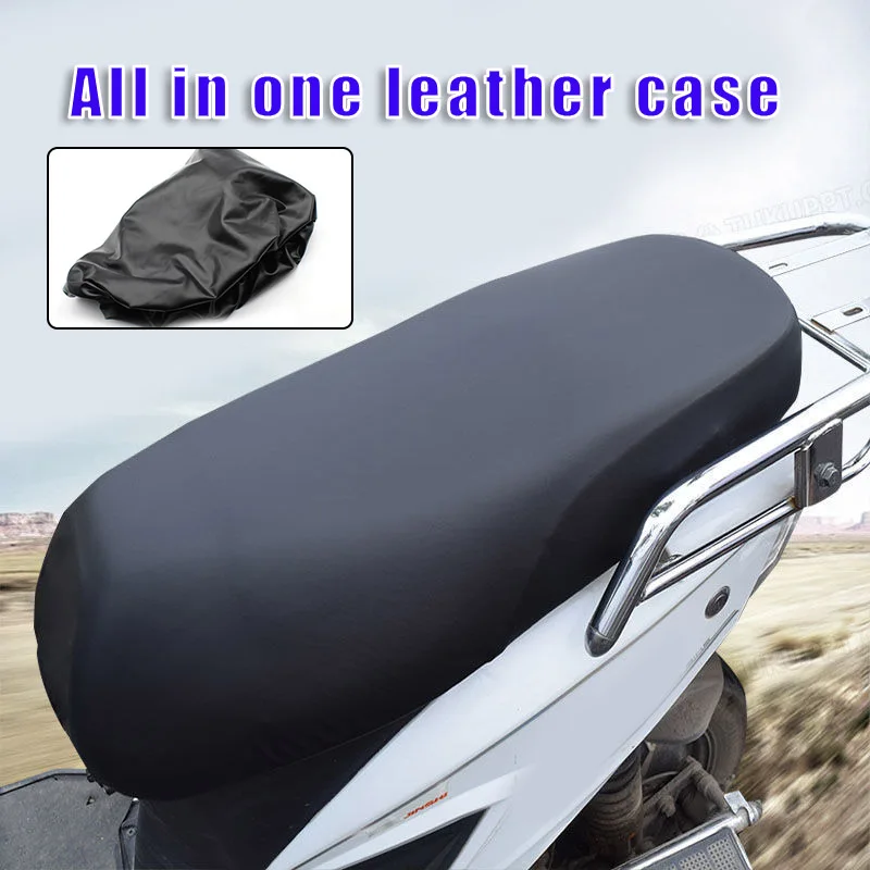 Elastic Leather Motorcycle Seat Cover Universal Seat Shield Waterproof Non-slip Cushion Cover Cafe Racer Accesorios Asiento Moto
Elastic Leather Motorcycle Seat Cover Universal Seat Shield Waterproof Non-slip Cushion Cover Cafe Racer Accesorios Asiento Moto