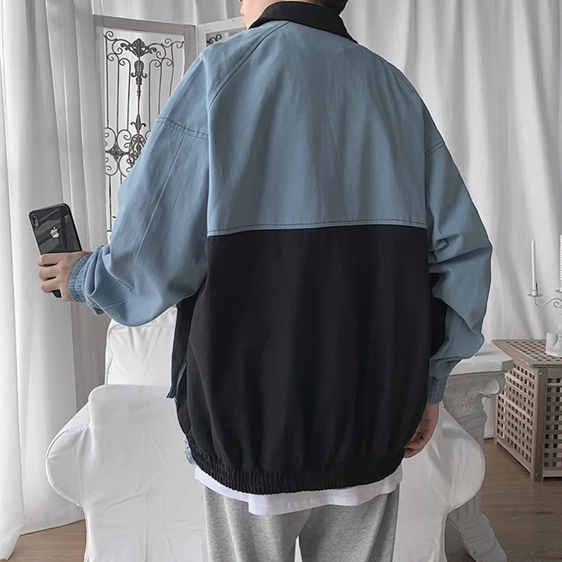 Mens Jackets Korean Casual Handsome Jacket Male Spring Autumn New Youth Color Contrast Zipper Patchwork Jackets Fashion Clothing
Mens Jackets Korean Casual Handsome Jacket Male Spring Autumn New Youth Color Contrast Zipper Patchwork Jackets Fashion Clothing