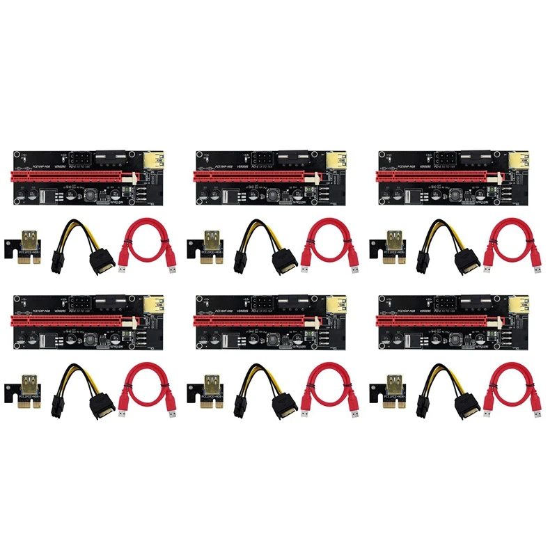 6 шт. PCI-E адаптер VER009S PCI-E 1X до 16X 4Pin/6Pin USB3.0, графический удлинитель, адаптер, карта для майнинга BTC
6 шт. PCI-E адаптер VER009S PCI-E 1X до 16X 4Pin/6Pin USB3.0, графический удлинитель, адаптер, карта для майнинга BTC