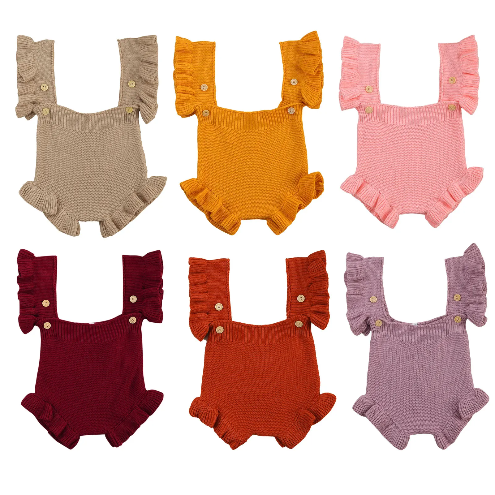 Newborn Baby Clothes Solid Color Fly Sleeve Knitted Cotton Suspender Romper Jumpsuit One-Piece Outfit Casual Baby Boy Girl Set
Newborn Baby Clothes Solid Color Fly Sleeve Knitted Cotton Suspender Romper Jumpsuit One-Piece Outfit Casual Baby Boy Girl Set