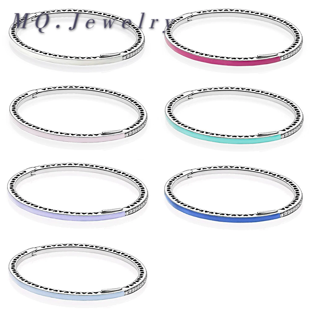 Классический популярный 100% 925 Оригинальный серебряный красочный мятно-розовый перламутровый блестящий браслет в форме сердца ювелирные из... 
Классический популярный 100% 925 Оригинальный серебряный красочный мятно-розовый перламутровый блестящий браслет в форме сердца ювелирные из...