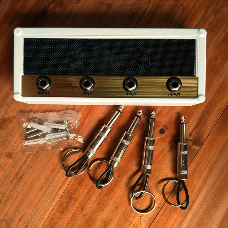 Брелок-гитара держатель для ключей крючок хранения настенный органайзер стеллаж