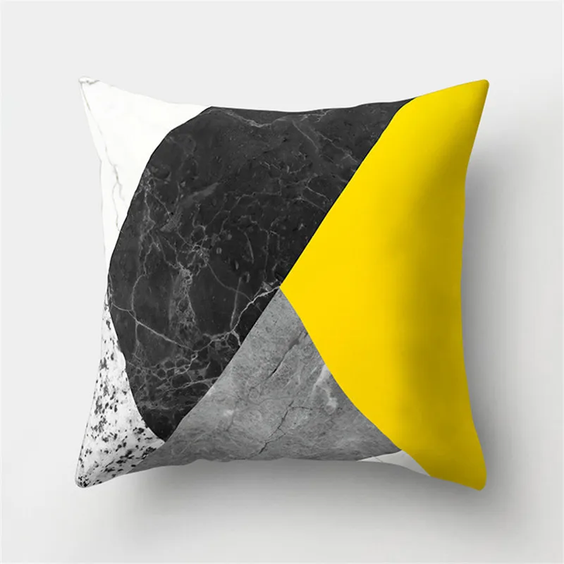 Yellow Geometry Cushion Cover 45x45 Polyester Marble Printed Pillowcase Sofa Cushions Decorative Pillow Cover Home Decor
Yellow Geometry Cushion Cover 45x45 Polyester Marble Printed Pillowcase Sofa Cushions Decorative Pillow Cover Home Decor