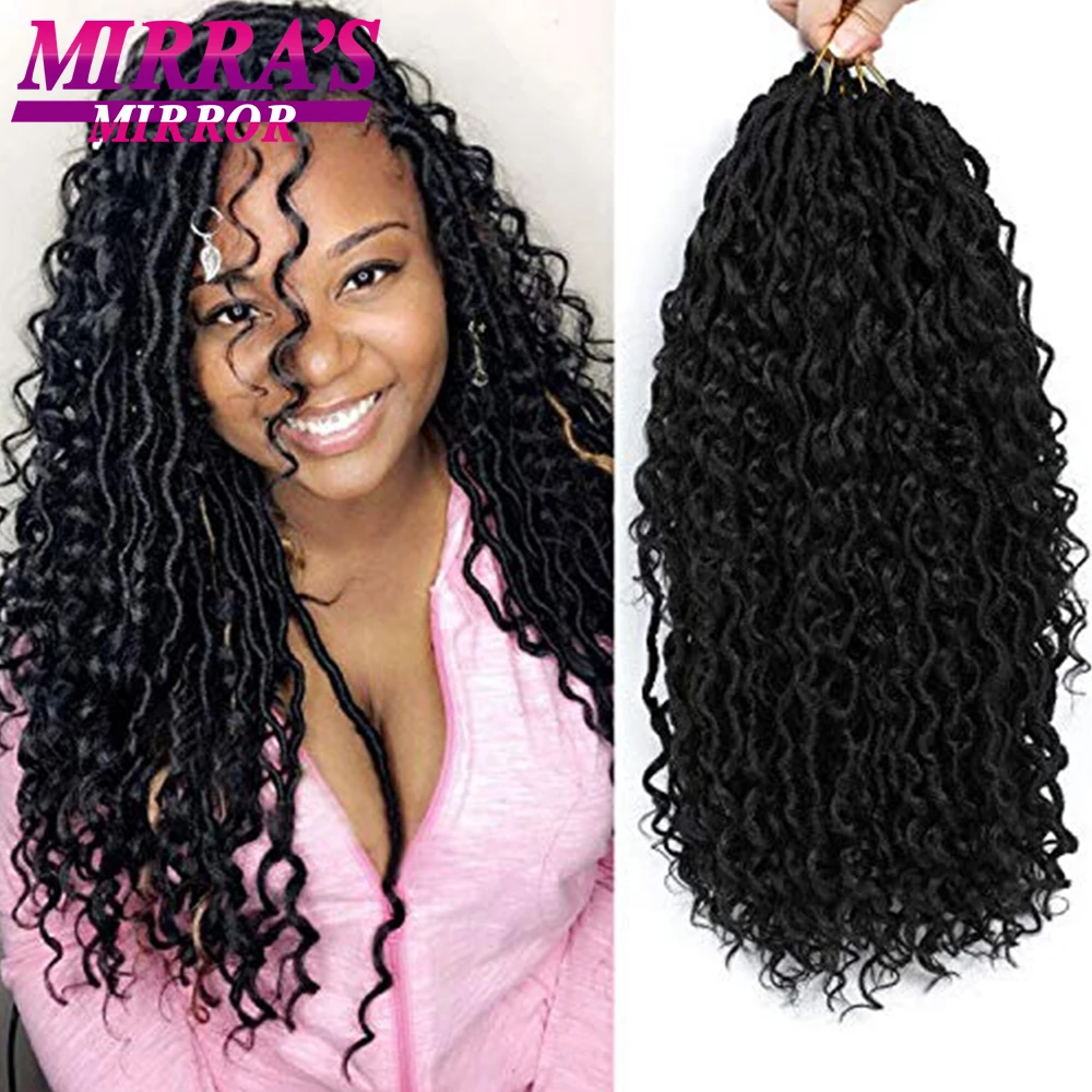New Goddess Locs Crochet Hair 14/20 Inch Faux Locs Wavy Crochet Curly Hair Synthetic Deep Wave Braiding Hair Mirra's Mirror
New Goddess Locs Crochet Hair 14/20 Inch Faux Locs Wavy Crochet Curly Hair Synthetic Deep Wave Braiding Hair Mirra's Mirror