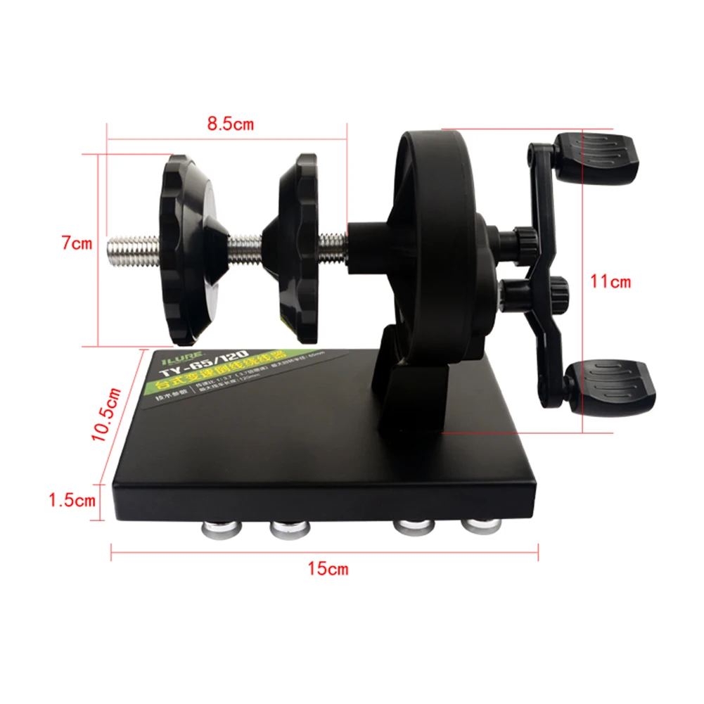 Portable Sea Fishing Line Reel Spooler Winder Detachable Winding System Tackle 1:3.7 Speed Ratio Fishing Line Manager
Portable Sea Fishing Line Reel Spooler Winder Detachable Winding System Tackle 1:3.7 Speed Ratio Fishing Line Manager
