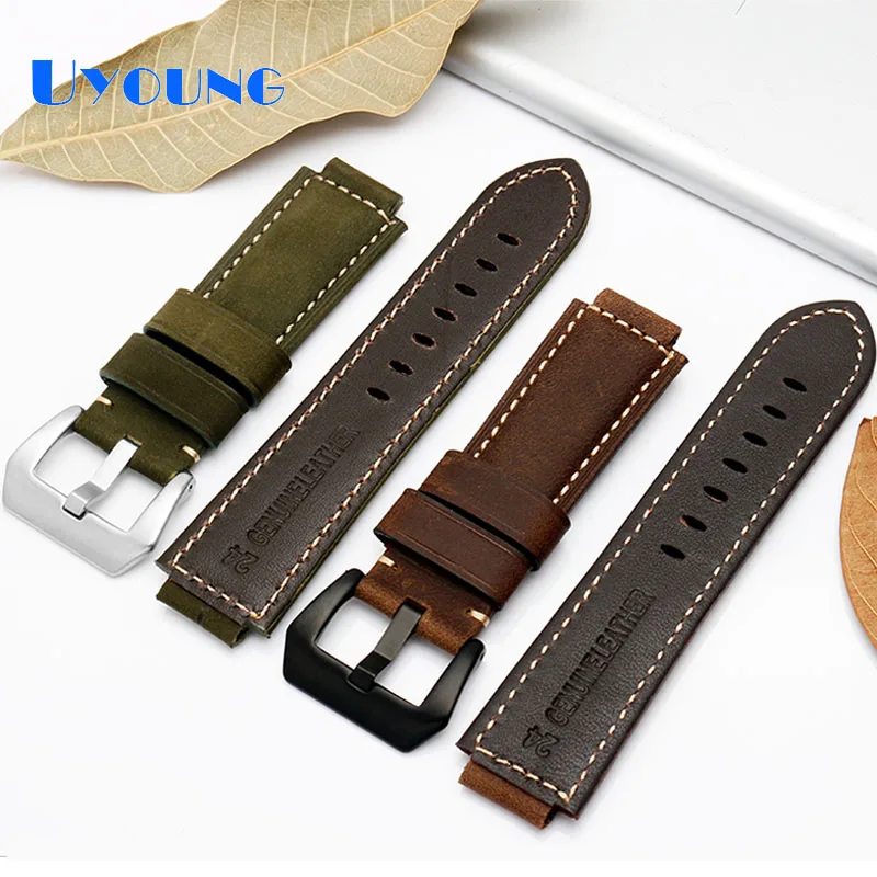 Genuine leather watch band men's watch chains for casioGST-B200 watch with waterproof leather watch strap replace 22*16mm khaki
Genuine leather watch band men's watch chains for casioGST-B200 watch with waterproof leather watch strap replace 22*16mm khaki