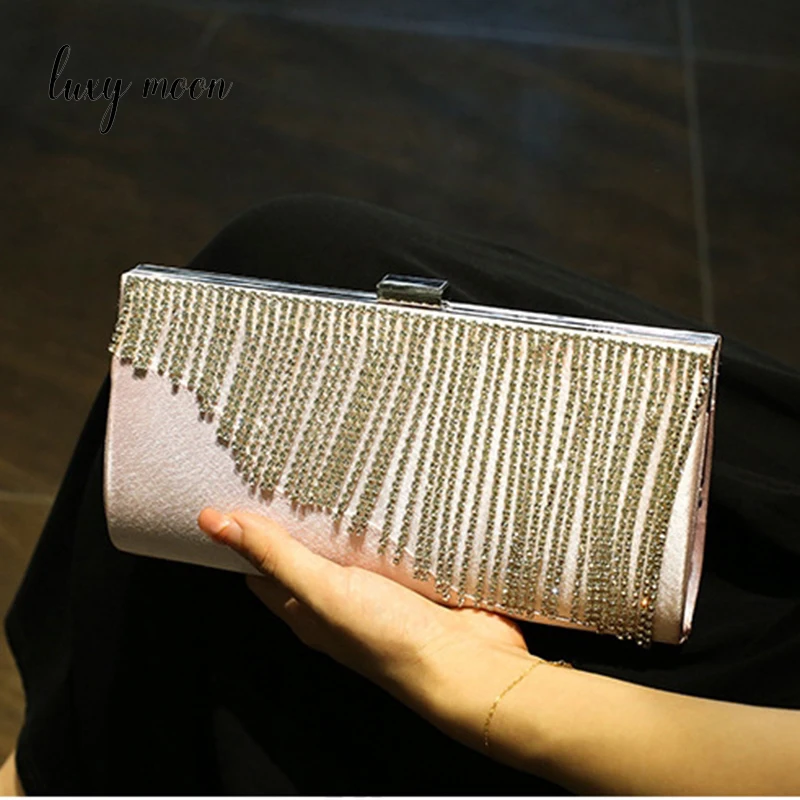 Women's Clutch Bag Purses and Handbags Rhinestone Tassel Purse Designer Handbag Chains Wedding Shoulder Evening Bags Z017
Women's Clutch Bag Purses and Handbags Rhinestone Tassel Purse Designer Handbag Chains Wedding Shoulder Evening Bags Z017