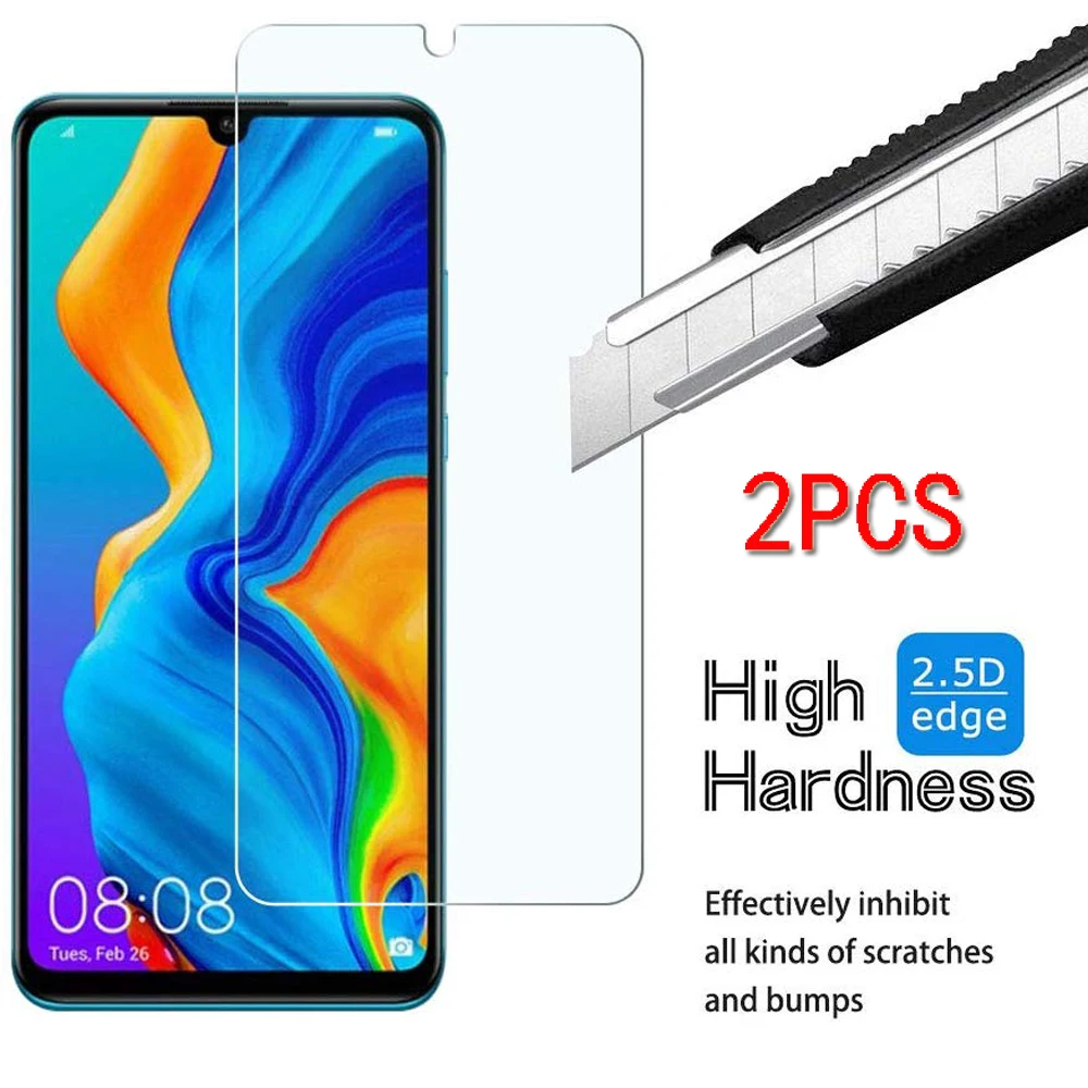 2 шт. защитная пленка для экрана телефона Huawei P20 Lite 2019 P10 Plus Pro 9H HD из закаленного