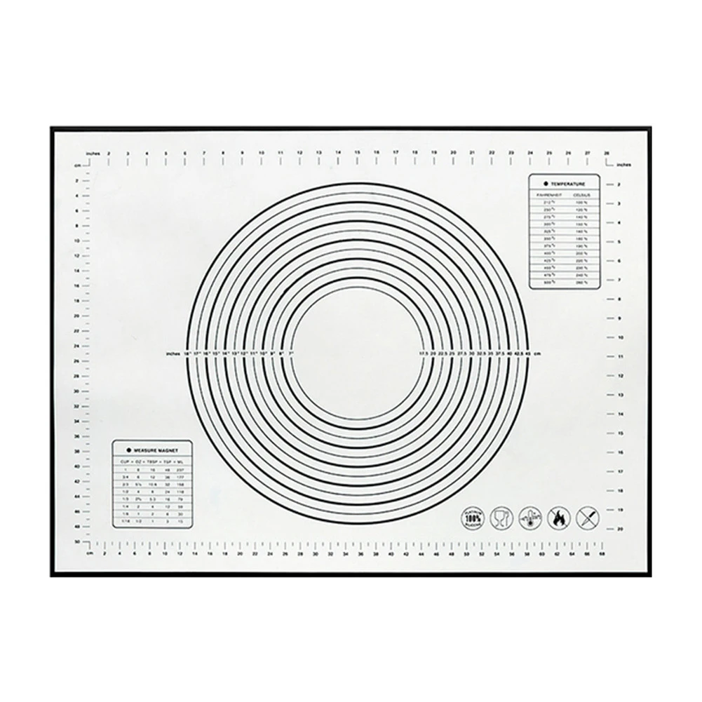 Food Grade Platinum Silicone Mat Non-Slip Baking Mat Noodle Mats Board 29*26CM 40*50CM 60*80CM
Food Grade Platinum Silicone Mat Non-Slip Baking Mat Noodle Mats Board 29*26CM 40*50CM 60*80CM
