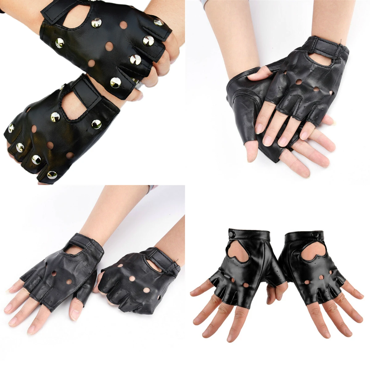 1pair Comfortable 1Pair Fashion Half Finger Driving Women Gloves PU Leather Fingerless Gloves For Women Black
1pair Comfortable 1Pair Fashion Half Finger Driving Women Gloves PU Leather Fingerless Gloves For Women Black