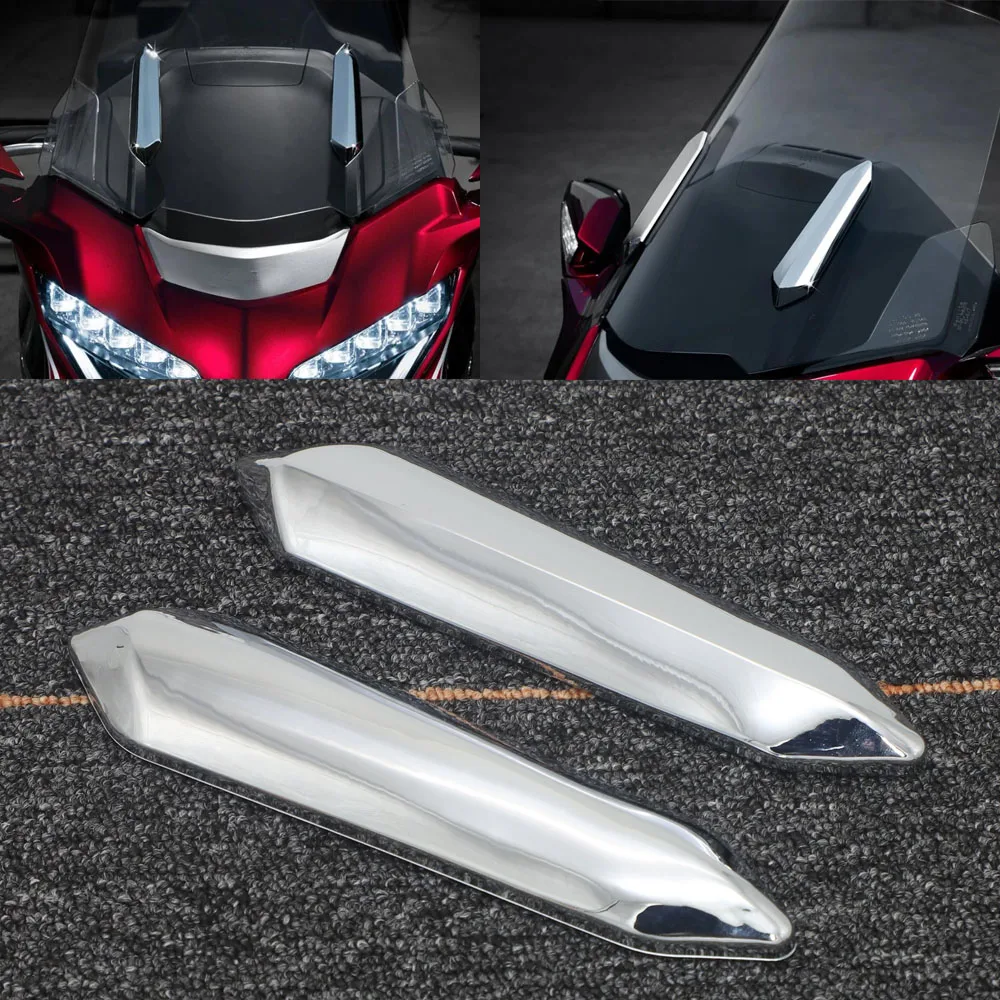 Chrome Motorcycle windshield decorative cover Windshield Strut Covers For HONDA GL1800 2018-
Chrome Motorcycle windshield decorative cover Windshield Strut Covers For HONDA GL1800 2018-