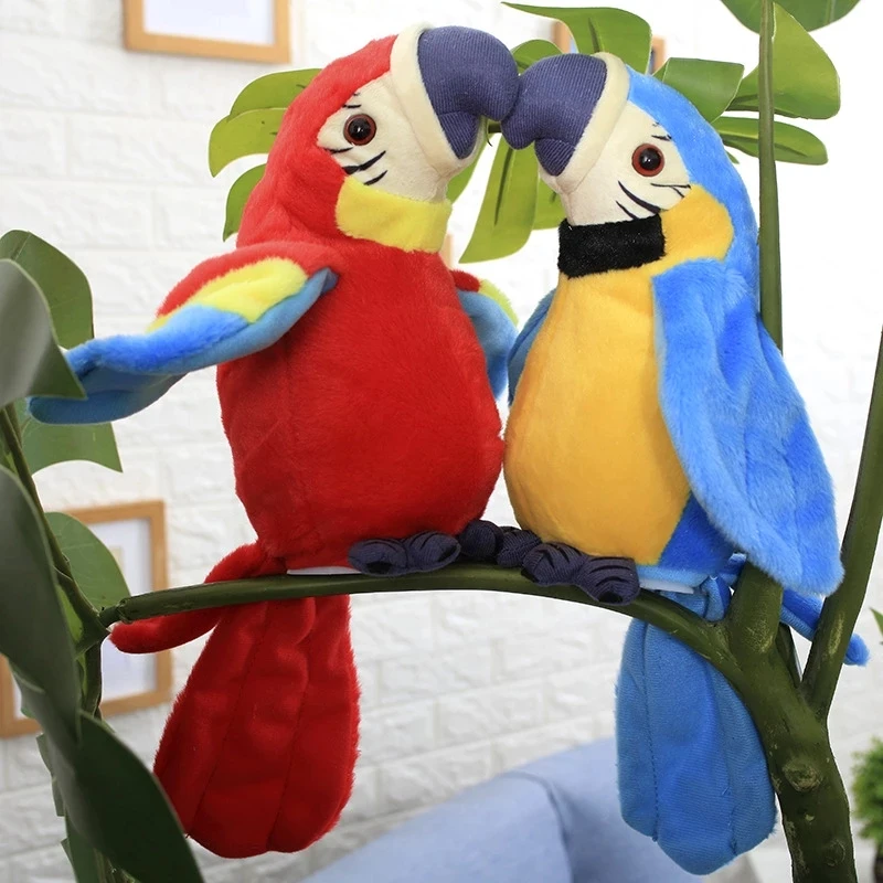 Cute Talking Parrot Toy Electric Talking Parrot Stuffed Plush Toy Bird Repeat What You Say Children Kids Baby Birthday Gifts
Cute Talking Parrot Toy Electric Talking Parrot Stuffed Plush Toy Bird Repeat What You Say Children Kids Baby Birthday Gifts