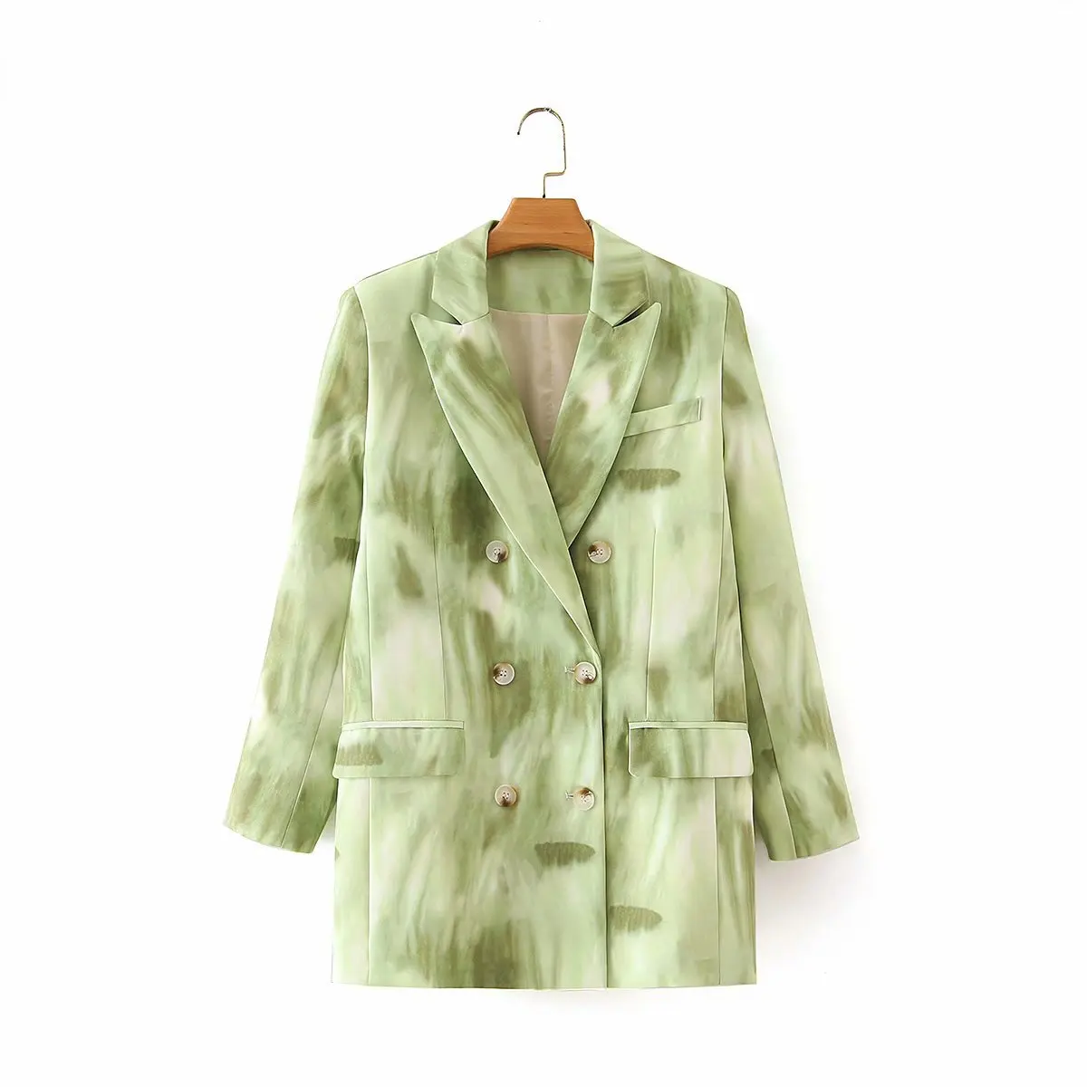 Women Green Gradient Blazer Notched Autumn Collar Women Blazer Casual Jacket Outwear 2021 Long Sleeve Female Coat
Women Green Gradient Blazer Notched Autumn Collar Women Blazer Casual Jacket Outwear 2021 Long Sleeve Female Coat