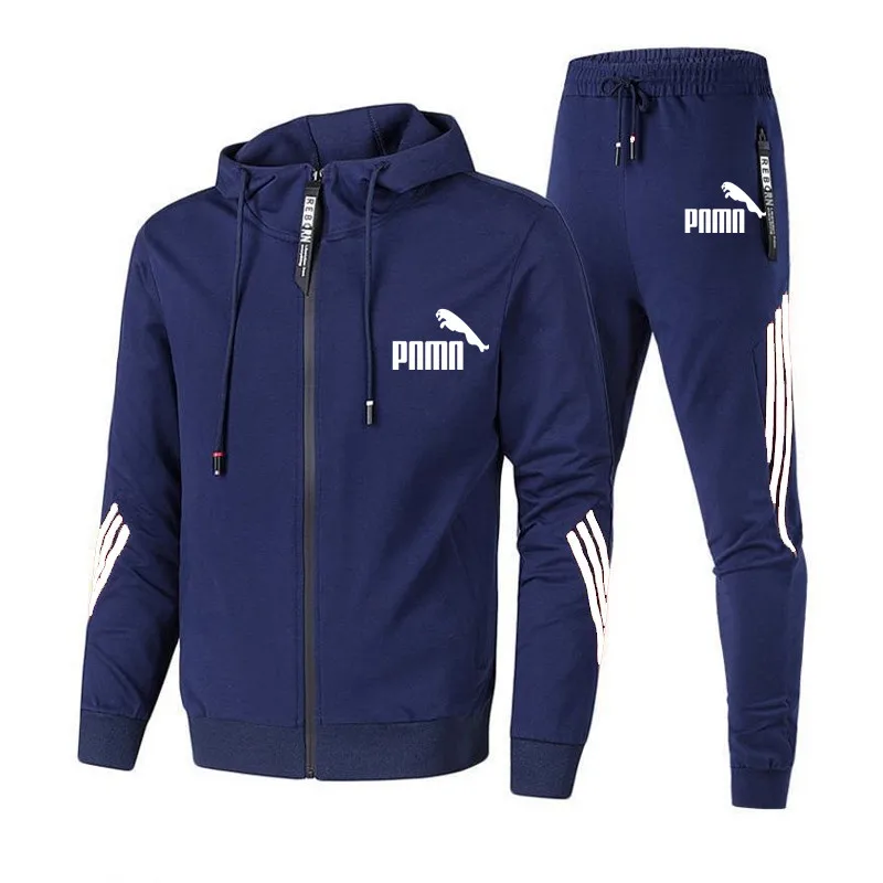 2020 New Autumn and Winter Zipper Men's Two-Piece Striped Sportswear Jacket Full-Sleeve Top + Outdoor Sports Pants Sports Suit
2020 New Autumn and Winter Zipper Men's Two-Piece Striped Sportswear Jacket Full-Sleeve Top + Outdoor Sports Pants Sports Suit