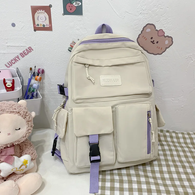 Popular Ladies Solid Color Shopping Knapsack Students Casual Large Capacity School Rucksacks Women Canvas Shoulder Backpack
Popular Ladies Solid Color Shopping Knapsack Students Casual Large Capacity School Rucksacks Women Canvas Shoulder Backpack