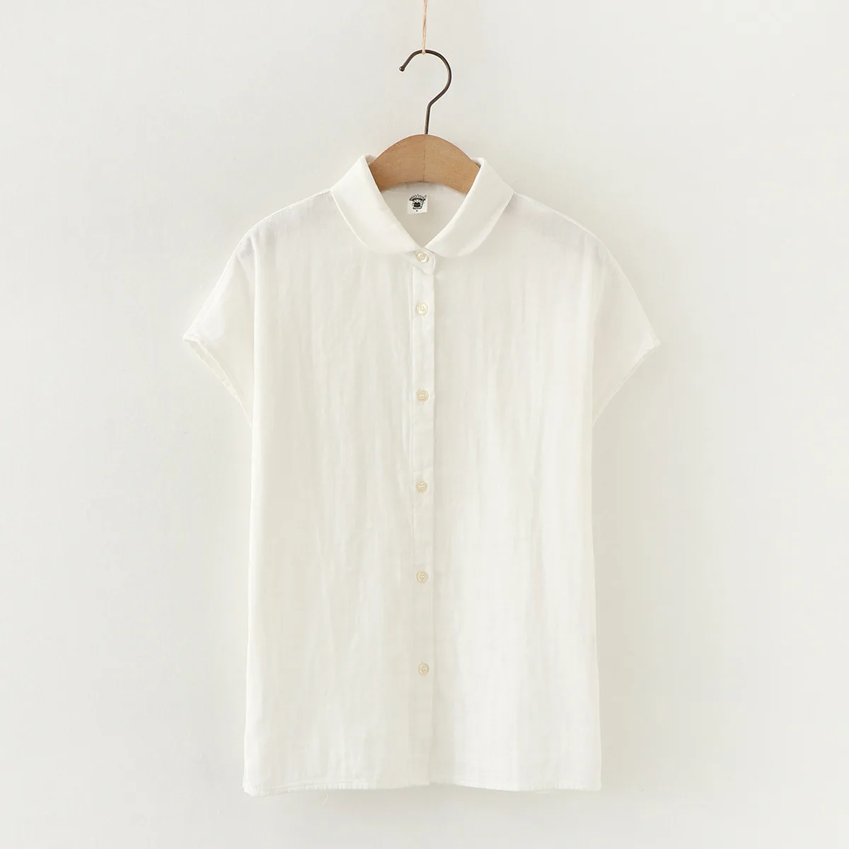 Japanese Double-Layer Cotton Breathable Cotton Short-Sleeved Shirt Ultra-Soft Waxy Simple Sleeveless Top 
Japanese Double-Layer Cotton Breathable Cotton Short-Sleeved Shirt Ultra-Soft Waxy Simple Sleeveless Top