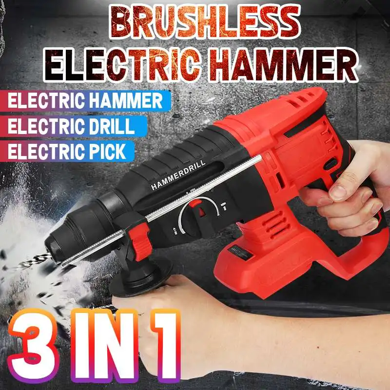 28mm 3 Functions Cordless Electric Rotary Hammer Drill Screwdriver Impact Drill Power Electric Drill for Makita 18V Battery
28mm 3 Functions Cordless Electric Rotary Hammer Drill Screwdriver Impact Drill Power Electric Drill for Makita 18V Battery