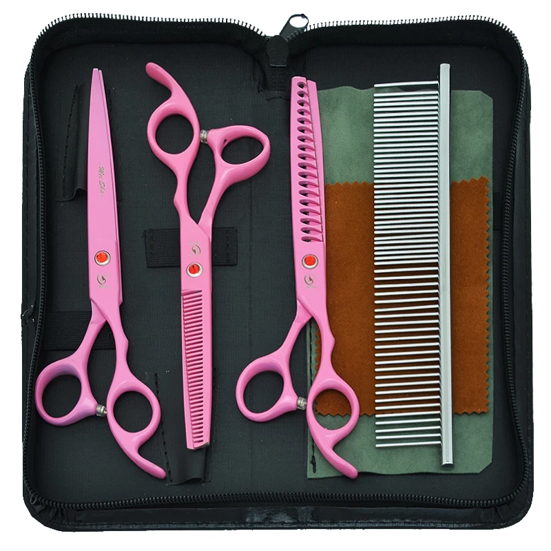 7.0" Professional Pets Grooming Scissors Japan 440c Dogs Straight Curved Cutting Thinning Shears Animals Trimming Tijeras B0037A
7.0" Professional Pets Grooming Scissors Japan 440c Dogs Straight Curved Cutting Thinning Shears Animals Trimming Tijeras B0037A