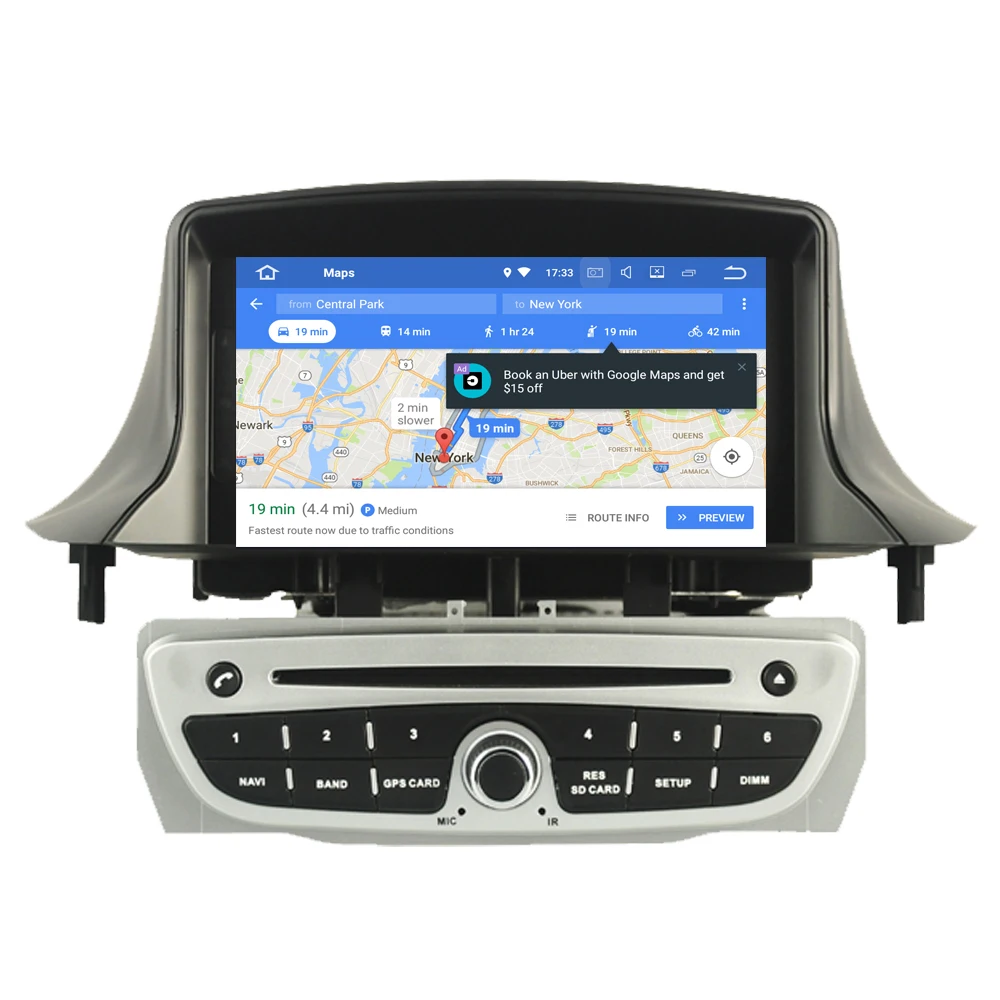 Автомобильный мультимедийный плеер RoverOne для Renault Megane III 3 Fluence Android 10 Восьмиядерный