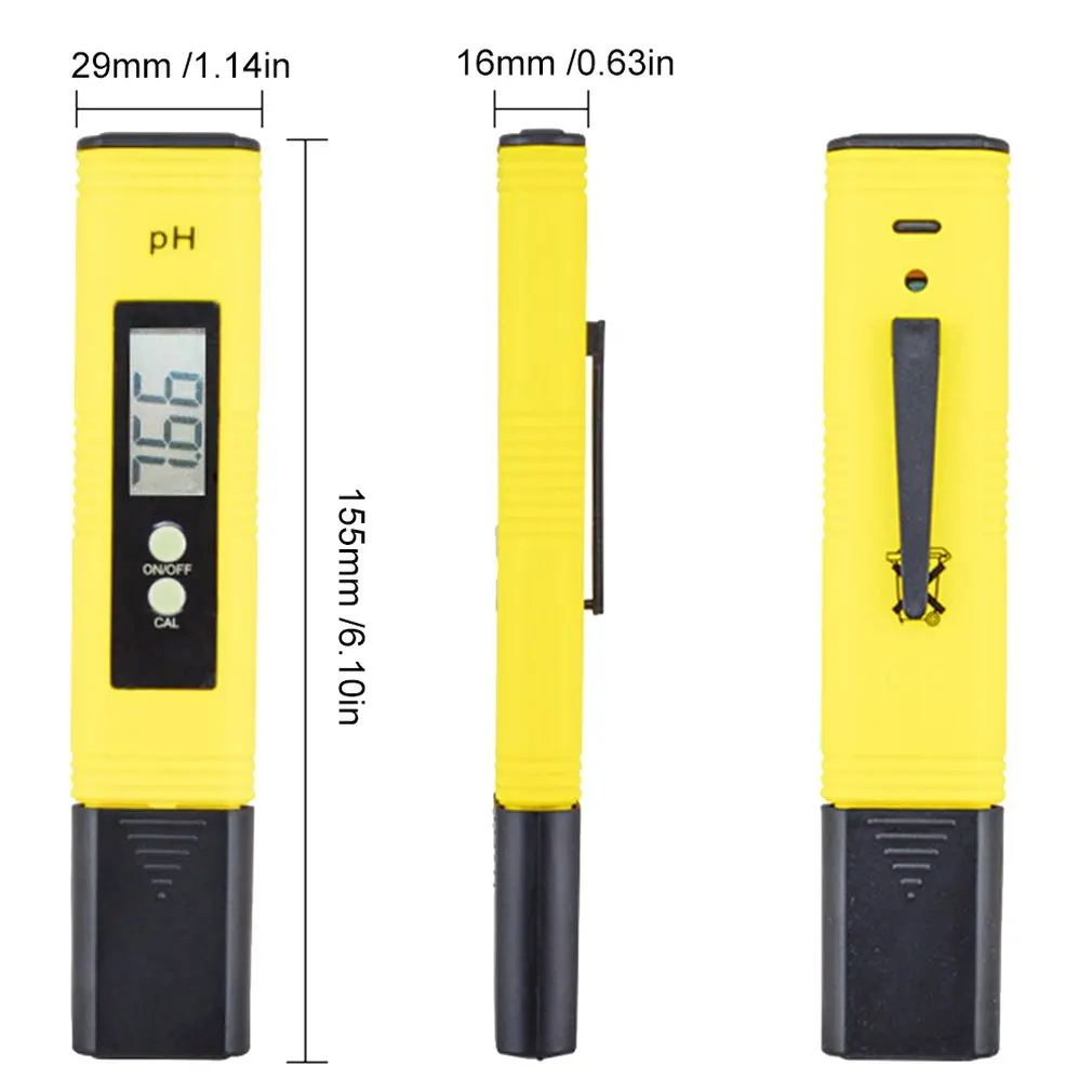 Multifunctional Portable PH EC Meter Temperature Tester Pen Conductivity Water Quality Measurement Tools PH Tester 
Multifunctional Portable PH EC Meter Temperature Tester Pen Conductivity Water Quality Measurement Tools PH Tester