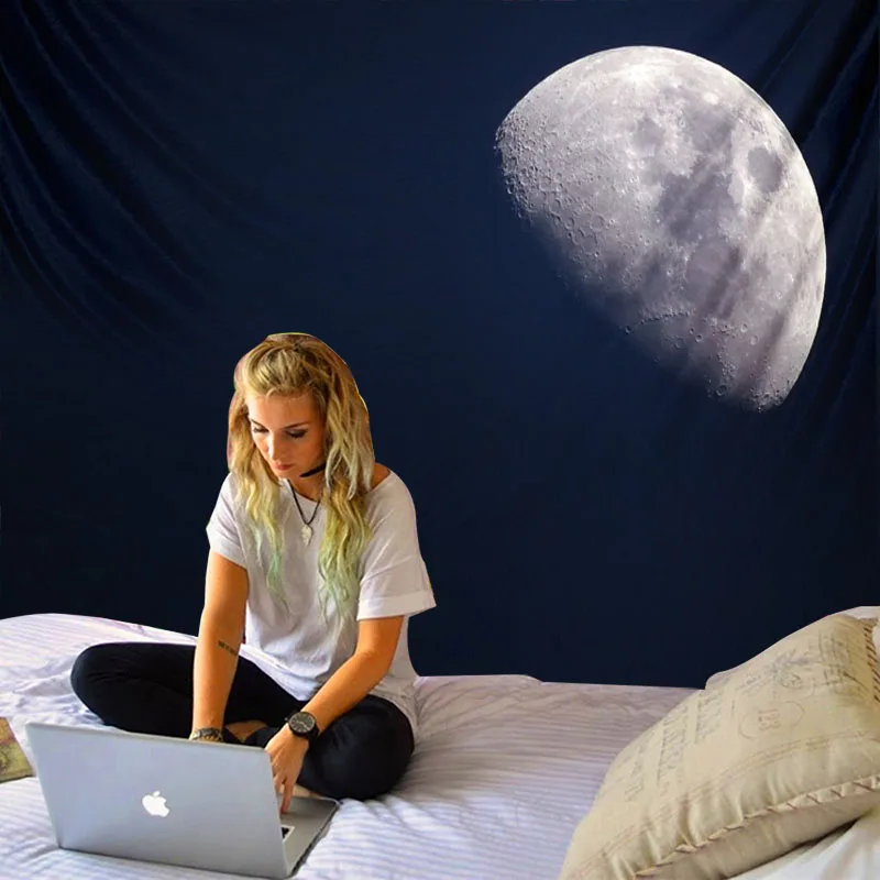 Wall mounted moon space galaxy tapestry leprechaun's leaf scandinavian style wall carpet
Wall mounted moon space galaxy tapestry leprechaun's leaf scandinavian style wall carpet