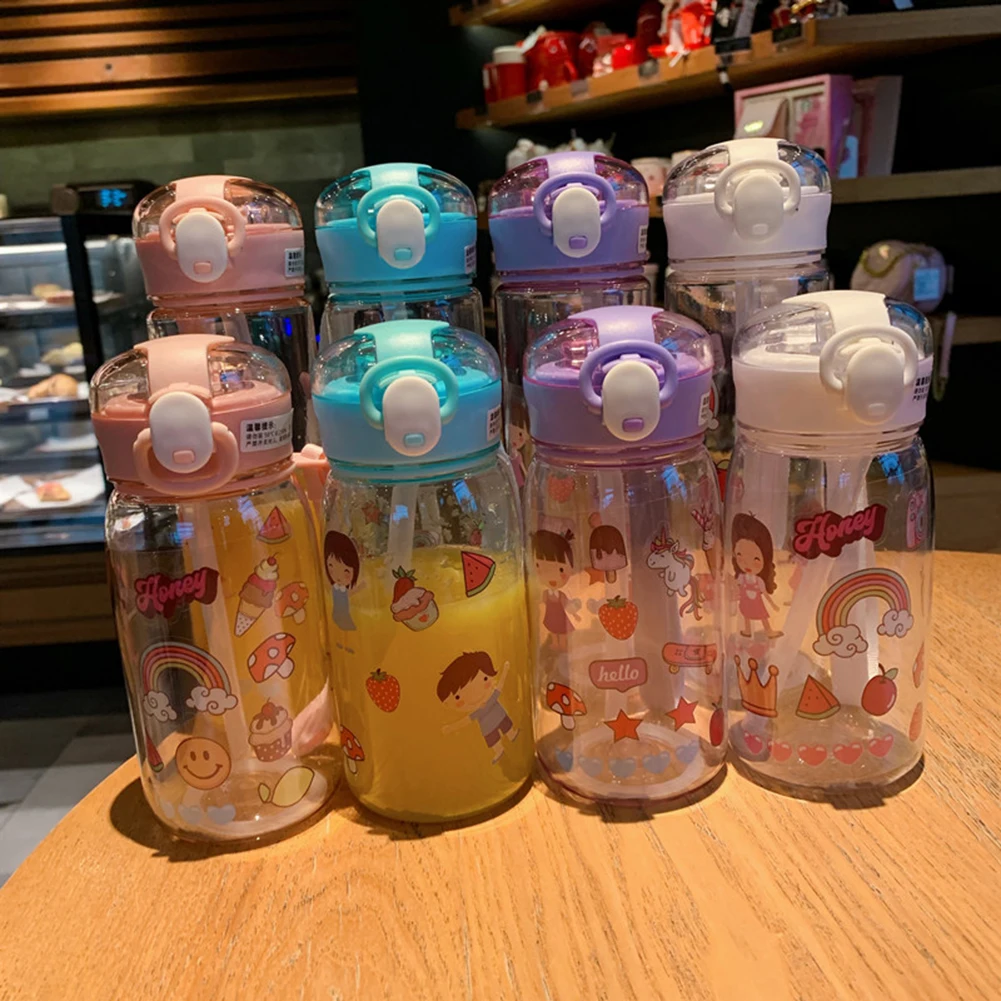 400ml Children's Straw Cup Plastic Water Bottles Baby Cartoon Ncreative Student Kettle Water Bottles Portable Carry Handle
400ml Children's Straw Cup Plastic Water Bottles Baby Cartoon Ncreative Student Kettle Water Bottles Portable Carry Handle