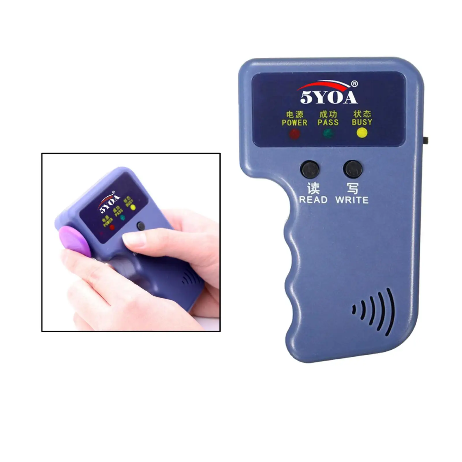 Homsafe Handheld Duplicator Programmer 125Khz RFID Card Reader Writer Rewritable ID Keyfob Small And Easy To Carry
Homsafe Handheld Duplicator Programmer 125Khz RFID Card Reader Writer Rewritable ID Keyfob Small And Easy To Carry