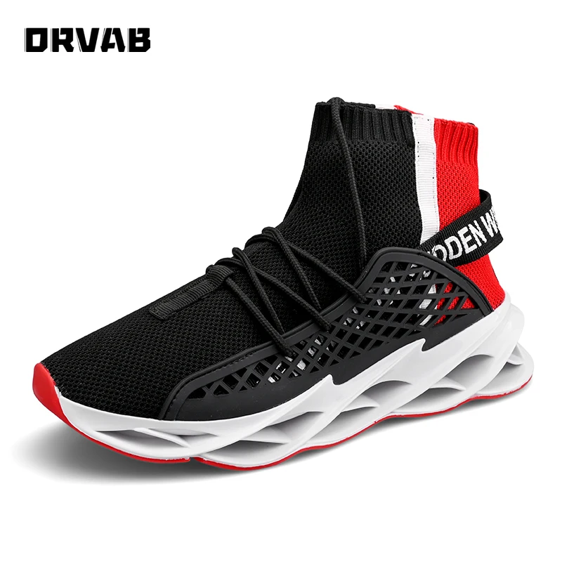 Breathable Men Sneakers High Quality Fashion High Top Sneakers Youth Male Socks Footwear Black White High Tops Sock Shoes Casual
Breathable Men Sneakers High Quality Fashion High Top Sneakers Youth Male Socks Footwear Black White High Tops Sock Shoes Casual