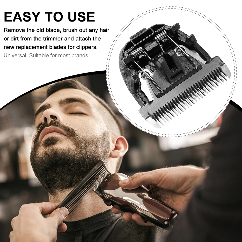 Portable Tools Black Adult Easy Use Durable Thicken Hair Clipper Ceramic Blade Replacement Parts Professional Universal Fit
Portable Tools Black Adult Easy Use Durable Thicken Hair Clipper Ceramic Blade Replacement Parts Professional Universal Fit