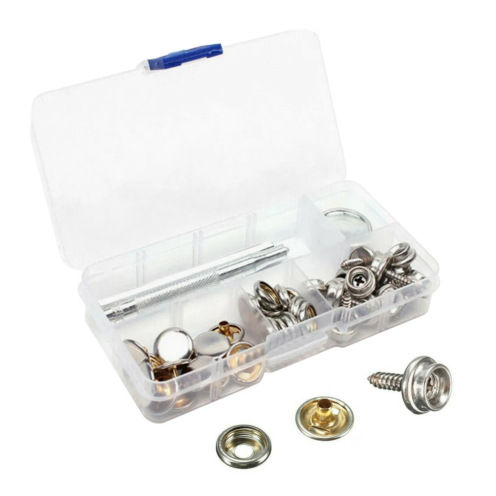 Press Studs Button Kit Poppers Press Snap Fasteners Socket Button Duty Heavy Stainless Steel Tent Fixing Nails
Press Studs Button Kit Poppers Press Snap Fasteners Socket Button Duty Heavy Stainless Steel Tent Fixing Nails