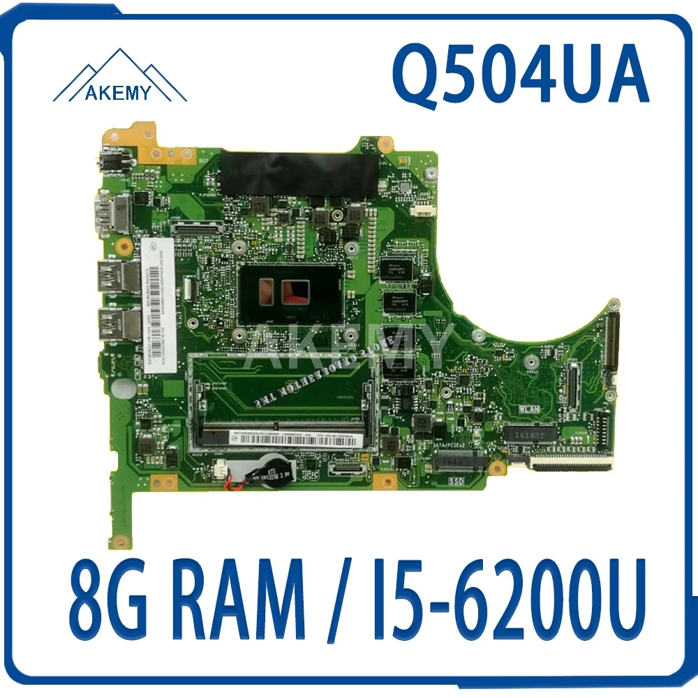 Q504UA материнская плата для ноутбука For Asus Q504UA Q504U Q504 тестовая оригинальная материнская плата 8G RAM / I5-6200U CPU 90NB0BZ0-R00010
Q504UA материнская плата для ноутбука For Asus Q504UA Q504U Q504 тестовая оригинальная материнская плата 8G RAM / I5-6200U CPU 90NB0BZ0-R00010