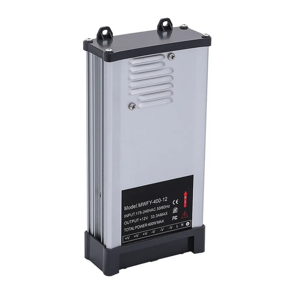 2021 New Regulated Power Supply Unit DC 12V LED Driver 400W Rain-proof Switching Transformer for Outdoor Lighting
2021 New Regulated Power Supply Unit DC 12V LED Driver 400W Rain-proof Switching Transformer for Outdoor Lighting