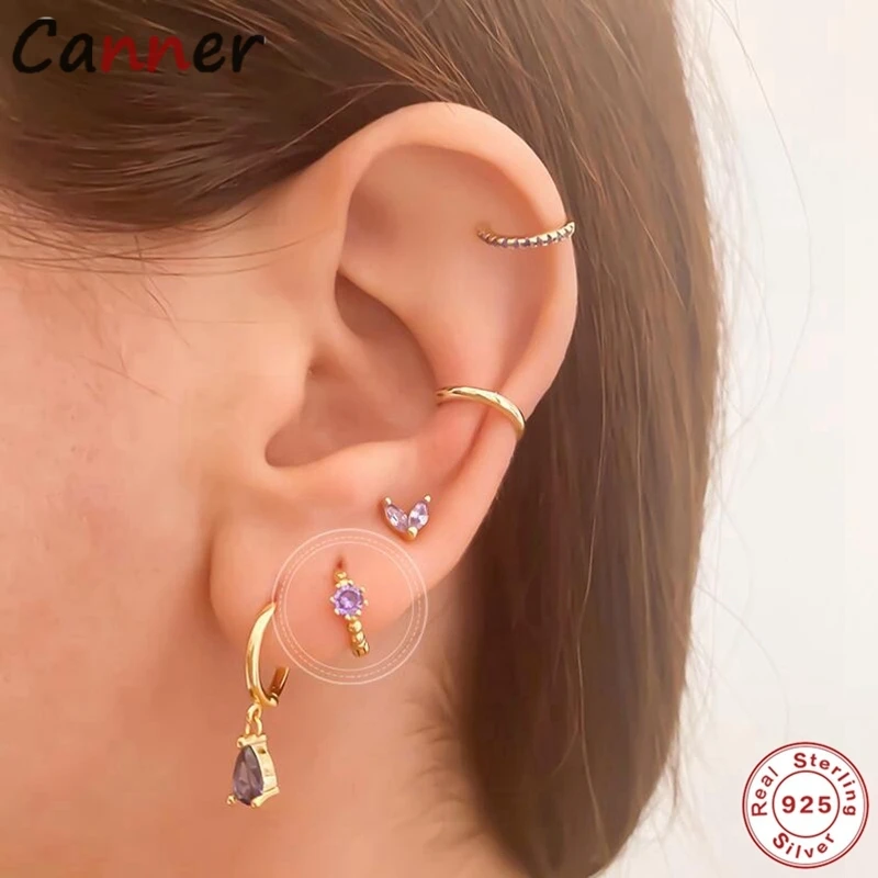 CANNER 2021 Trend Colorful Zircon Crystals Gemstones Round Hoop Earring for Women Wedding Earrings 925 Sterling Silver Jewelry
CANNER 2021 Trend Colorful Zircon Crystals Gemstones Round Hoop Earring for Women Wedding Earrings 925 Sterling Silver Jewelry