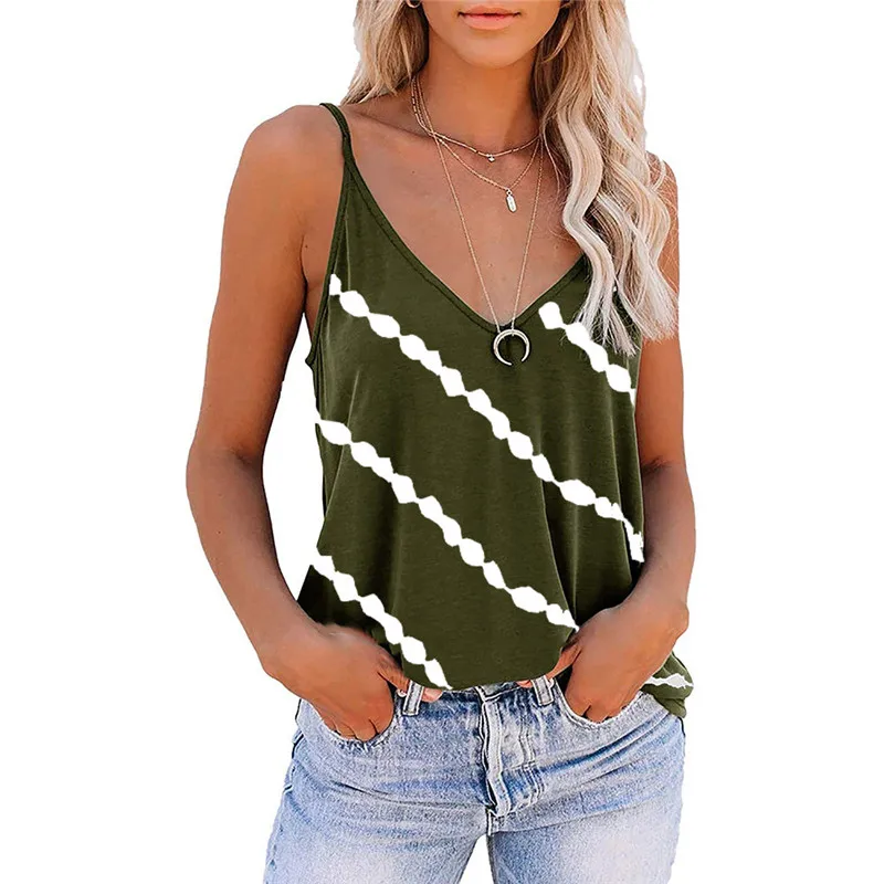 Casual Loose Striped Simple V-neck T shirt Sexy Backless Spaghetti Sprap Beach Summer Tee Tops Plus Size 5XL Female Vest T shirt
Casual Loose Striped Simple V-neck T shirt Sexy Backless Spaghetti Sprap Beach Summer Tee Tops Plus Size 5XL Female Vest T shirt