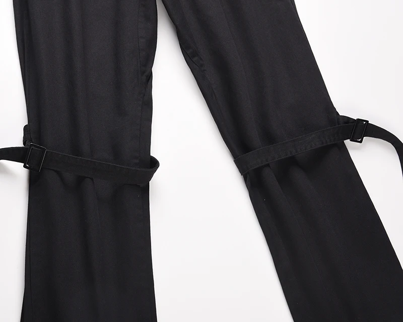 High Street Ribbons Knee Lace Up Elastic Waist Black Casual Trousers Mens Oversize Straight Loose Casual Hip Hop Track Pants
High Street Ribbons Knee Lace Up Elastic Waist Black Casual Trousers Mens Oversize Straight Loose Casual Hip Hop Track Pants